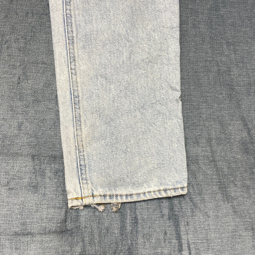 Pacsun 90s Boyfriend Jeans Womens 23 Blue Light Wash Distressed Straight Leg - Picture 3 of 16